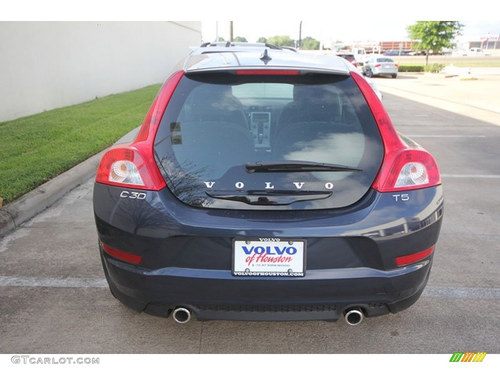 2013 C30 T5 - Caspian Blue Metallic / Off Black/Blonde photo #17