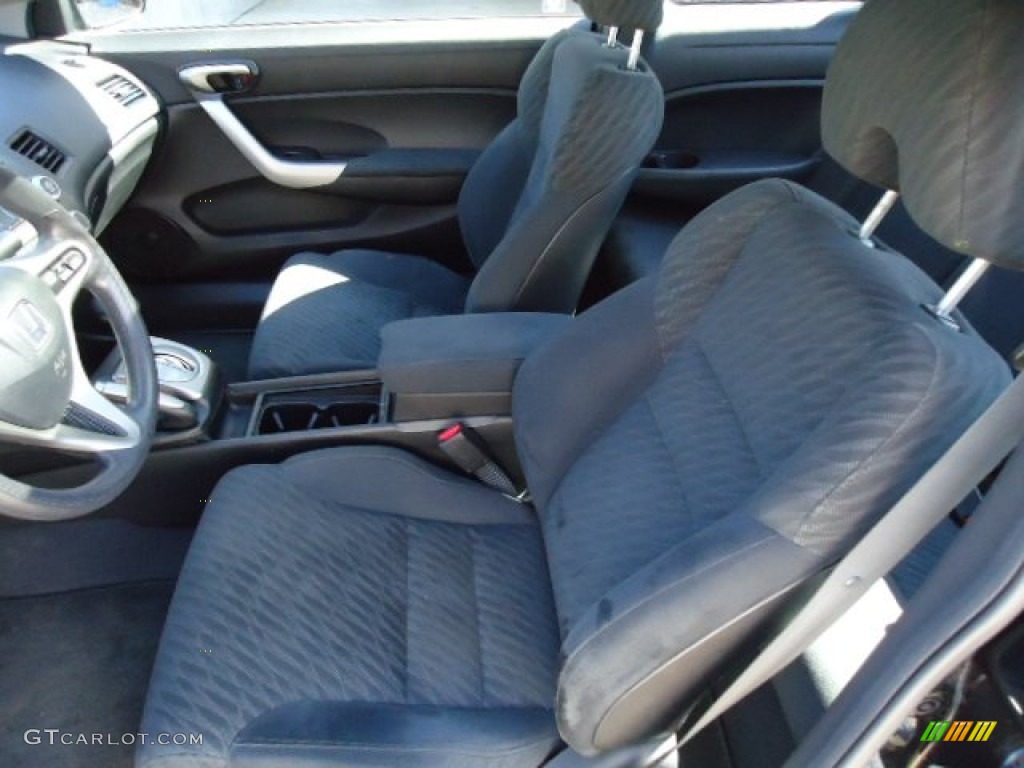 2010 Civic EX Coupe - Crystal Black Pearl / Black photo #4