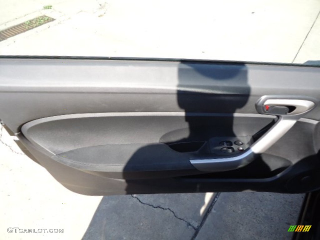 2010 Civic EX Coupe - Crystal Black Pearl / Black photo #13
