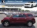 2007 Red Jewel Tintcoat GMC Acadia SLT AWD  photo #1