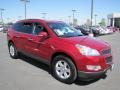 2012 Crystal Red Tintcoat Chevrolet Traverse LT AWD  photo #1