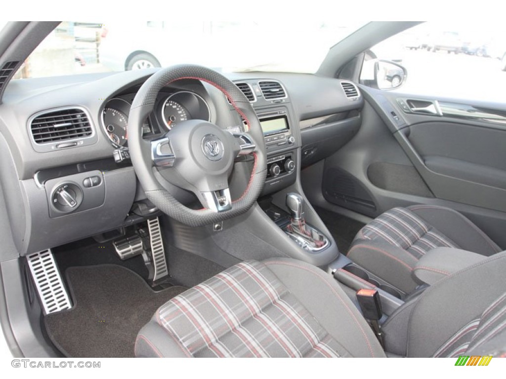 Interlagos Plaid Cloth Interior 2013 Volkswagen GTI 2 Door Photo #68722015
