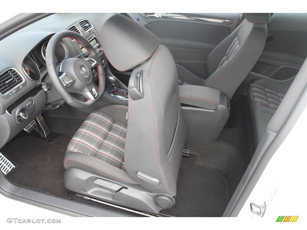 Interlagos Plaid Cloth Interior 2013 Volkswagen GTI 2 Door Photo #68722045