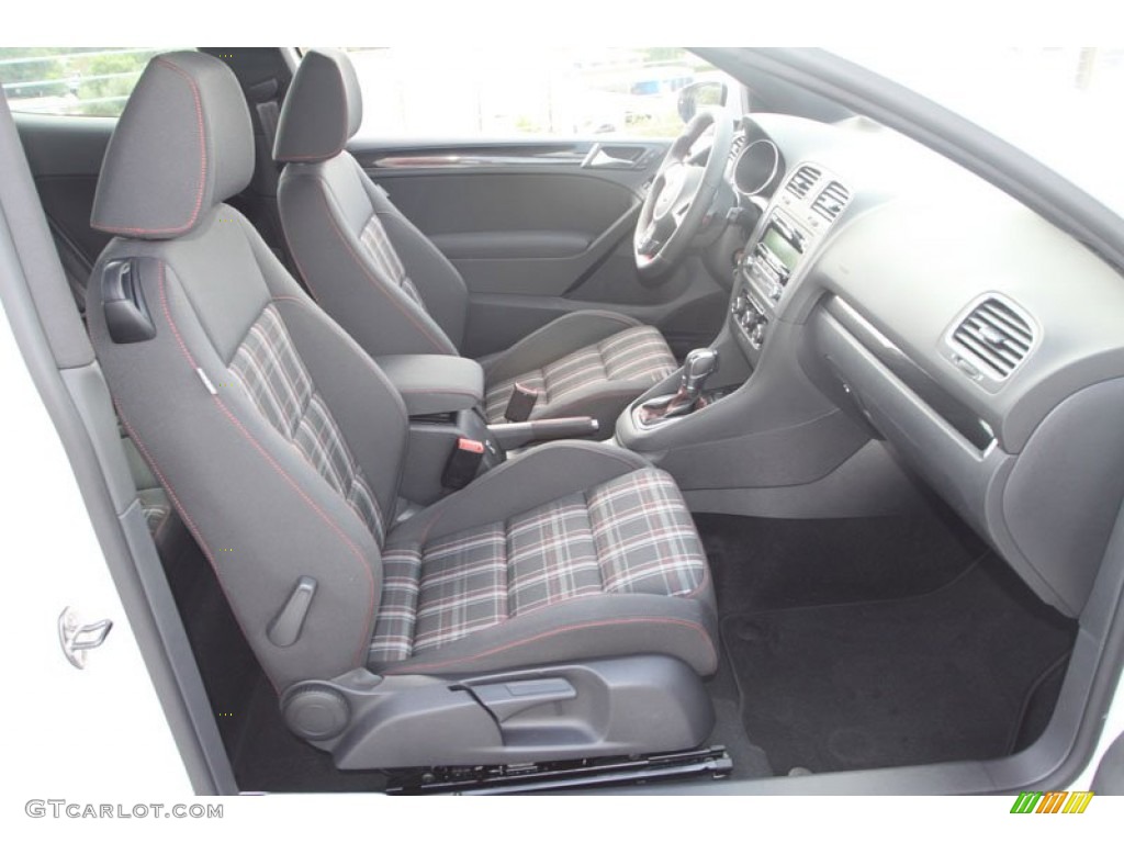 Interlagos Plaid Cloth Interior 2013 Volkswagen GTI 2 Door Photo #68722105