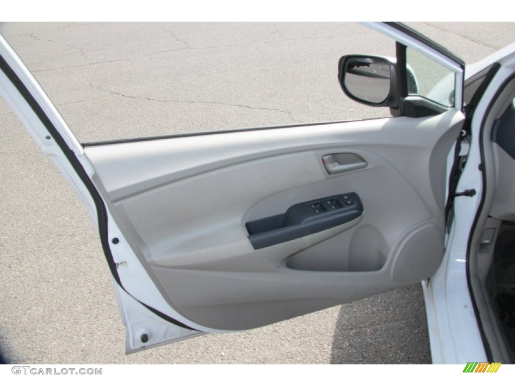 2010 Honda Insight Hybrid EX Gray Door Panel Photo #68722717