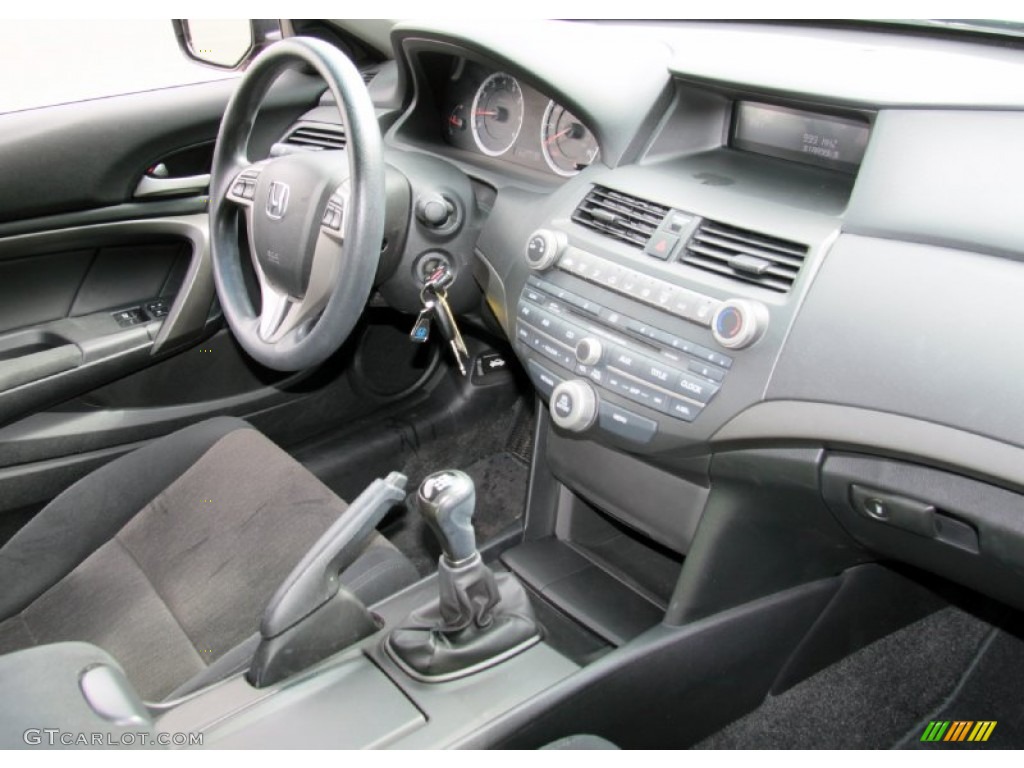 2010 Honda Accord LX-S Coupe Black Dashboard Photo #68722774
