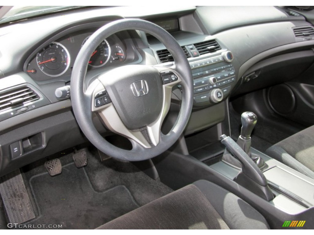 2010 Honda Accord LX-S Coupe Black Dashboard Photo #68722801
