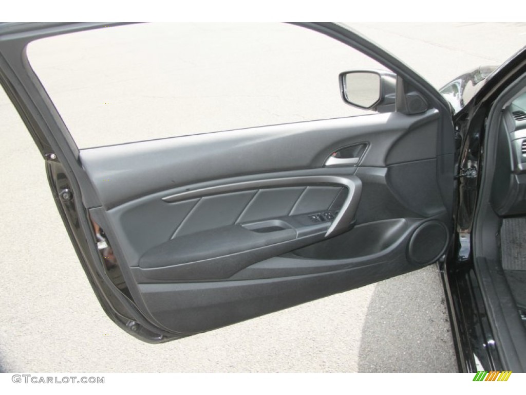 2010 Honda Accord LX-S Coupe Black Door Panel Photo #68722910