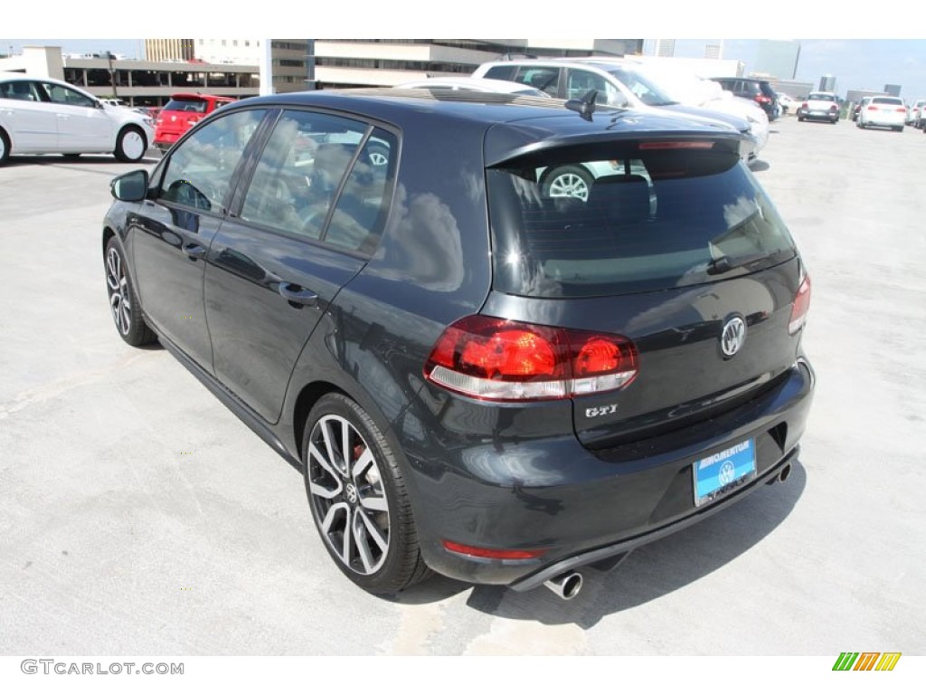 2013 GTI 4 Door Autobahn Edition - Carbon Steel Gray Metallic / Titan Black photo #6