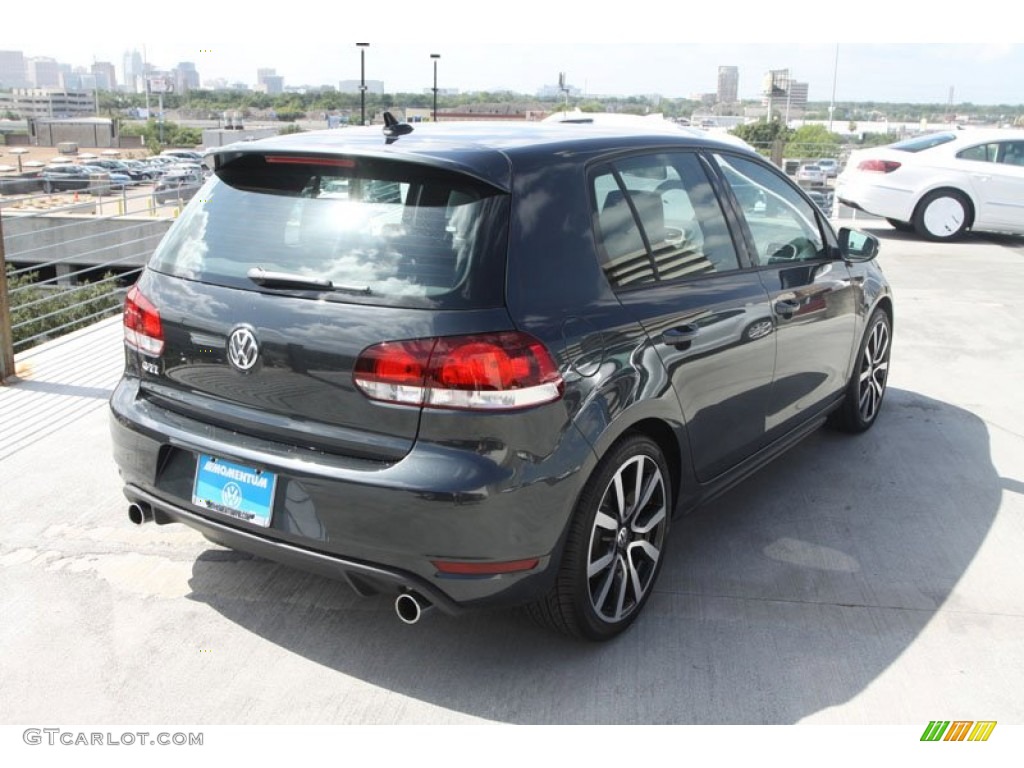 2013 GTI 4 Door Autobahn Edition - Carbon Steel Gray Metallic / Titan Black photo #8