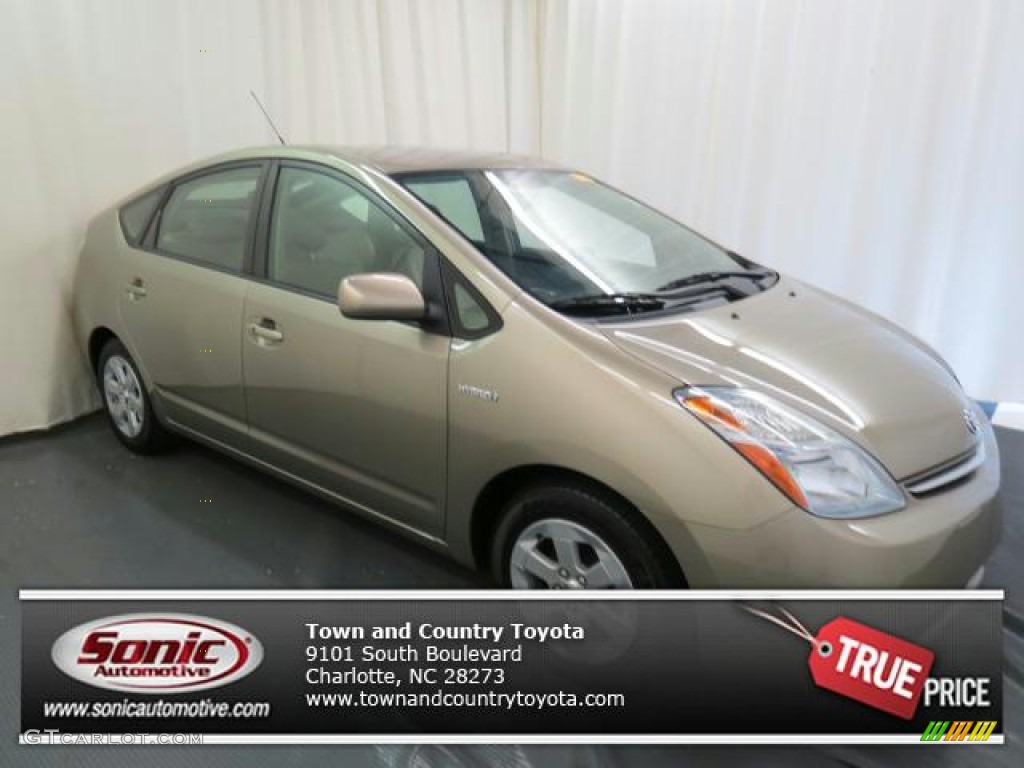2007 Prius Hybrid Touring - Driftwood Pearl / Bisque Beige photo #1