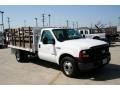 2007 Oxford White Ford F350 Super Duty XL Regular Cab Dually Stake Truck  photo #1