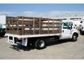 2007 Oxford White Ford F350 Super Duty XL Regular Cab Dually Stake Truck  photo #3