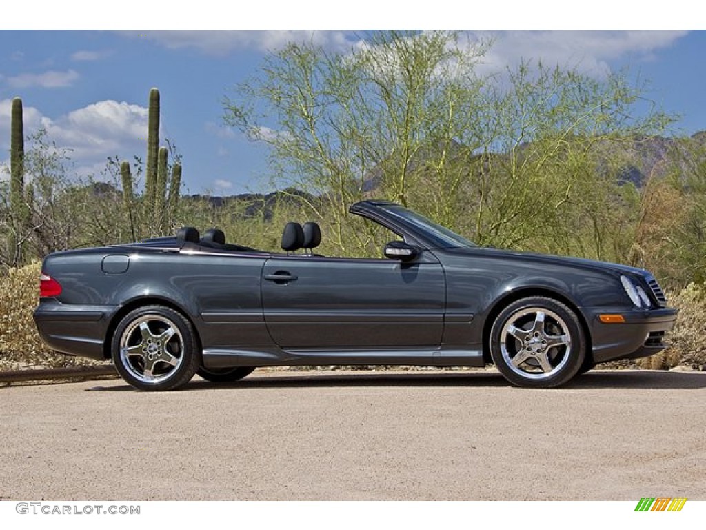 Tectite Grey Metallic 2003 Mercedes-Benz CLK 430 Cabriolet Exterior Photo #68727310