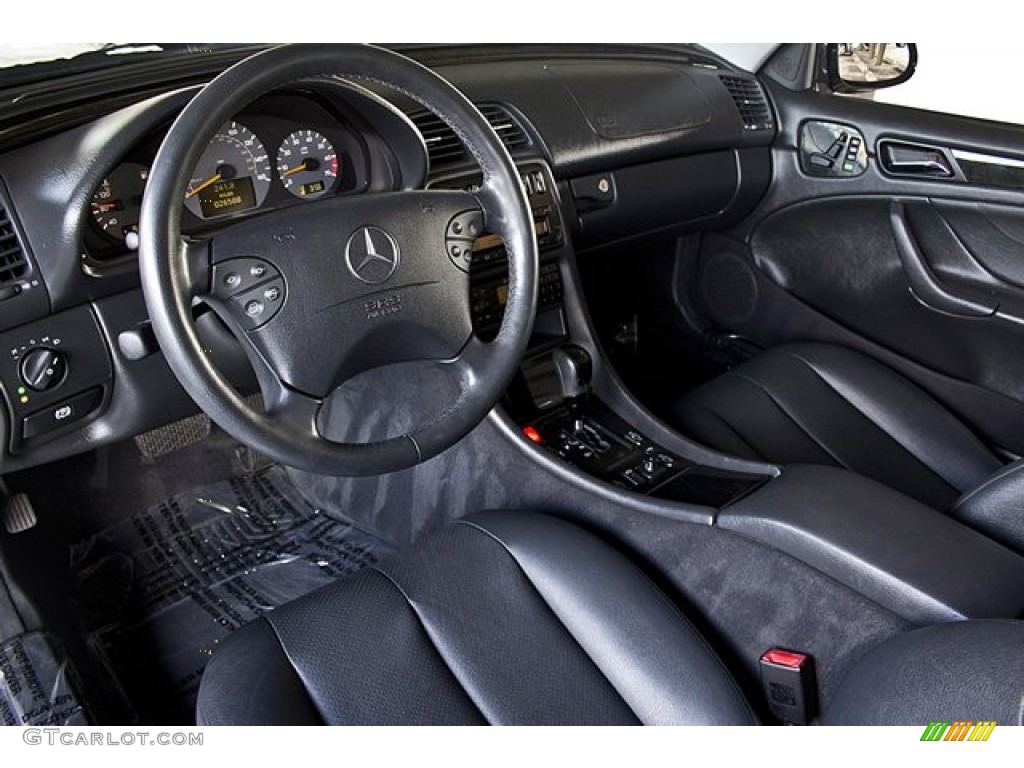 Charcoal Interior 2003 Mercedes-Benz CLK 430 Cabriolet Photo #68727406