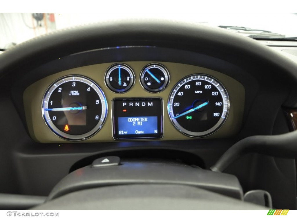 2013 Cadillac Escalade Platinum AWD Gauges Photo #68728249