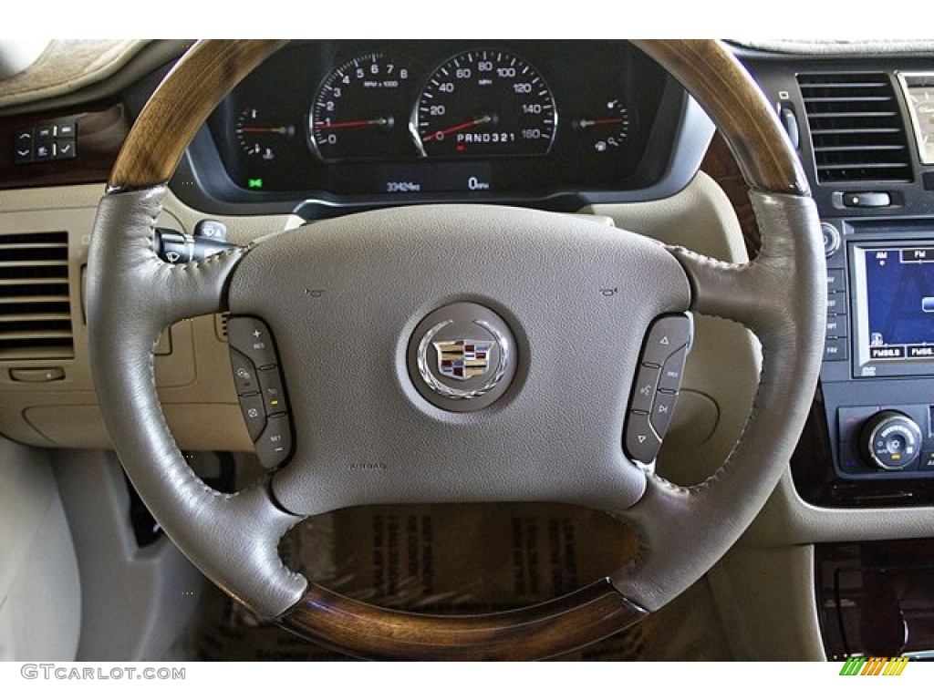 2006 Cadillac DTS Performance Tehama Leather Steering Wheel Photo #68728351