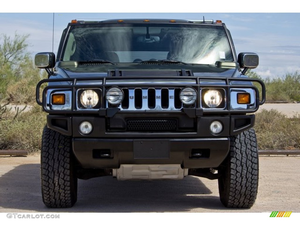 2004 H2 SUV - Sage Green Metallic / Wheat photo #3