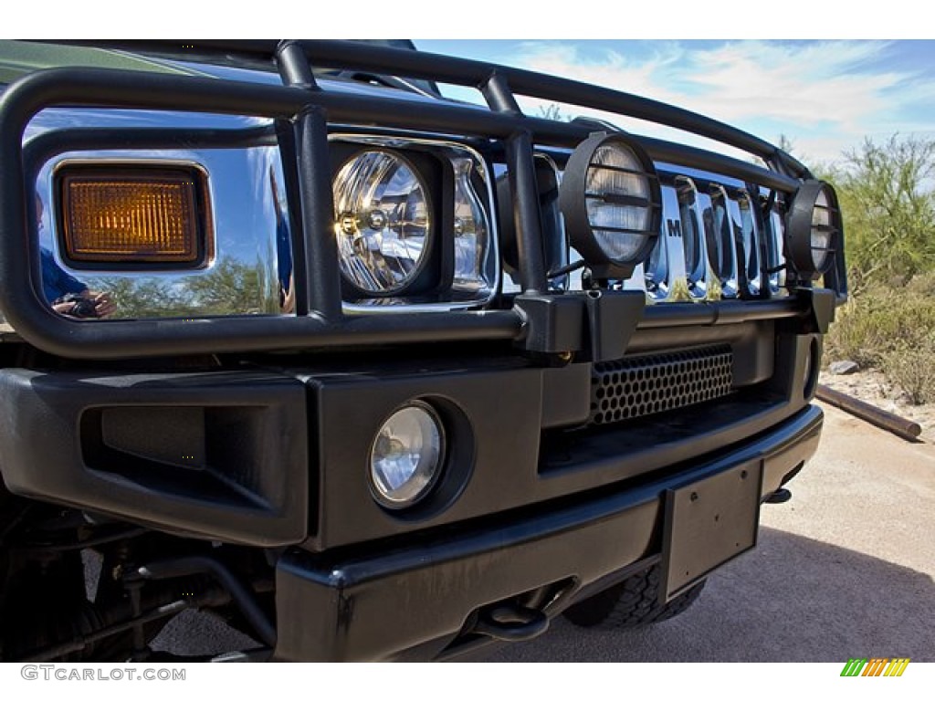2004 H2 SUV - Sage Green Metallic / Wheat photo #6