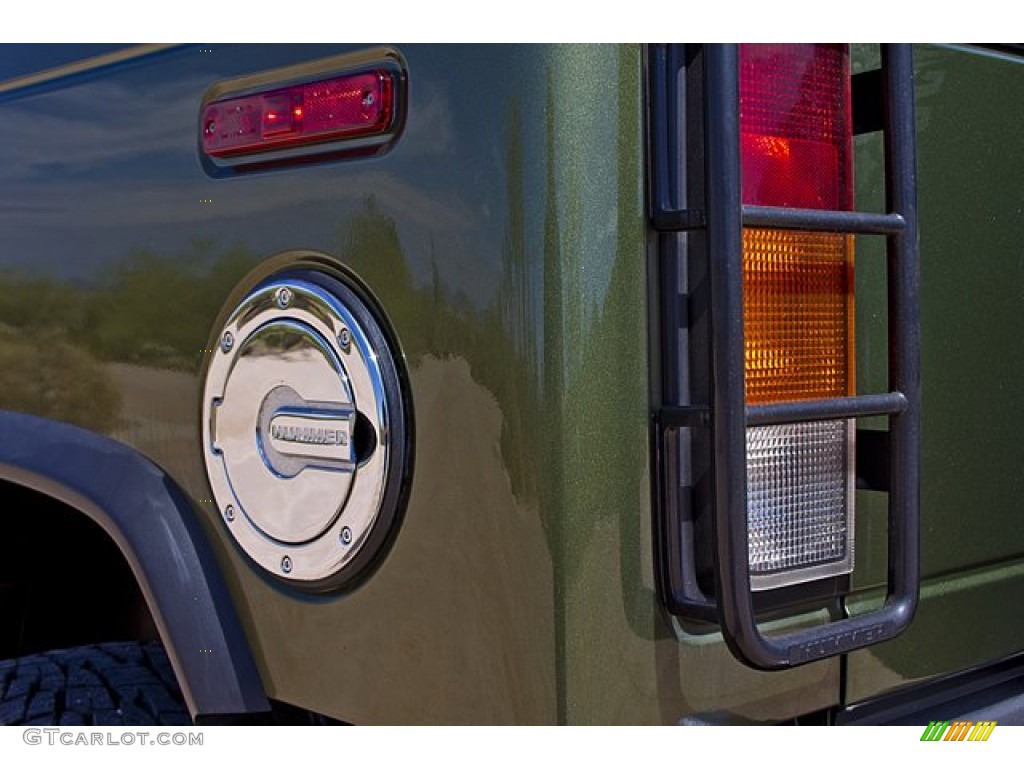 2004 H2 SUV - Sage Green Metallic / Wheat photo #14