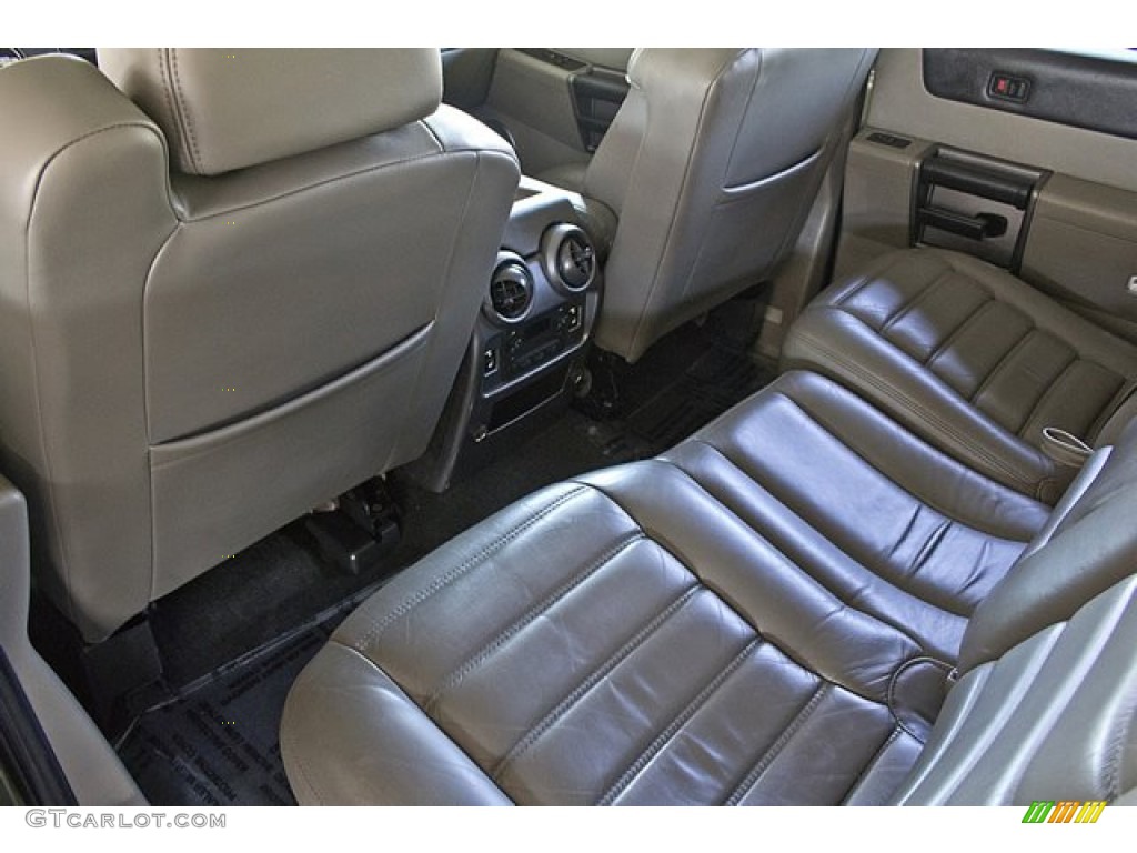2004 H2 SUV - Sage Green Metallic / Wheat photo #27