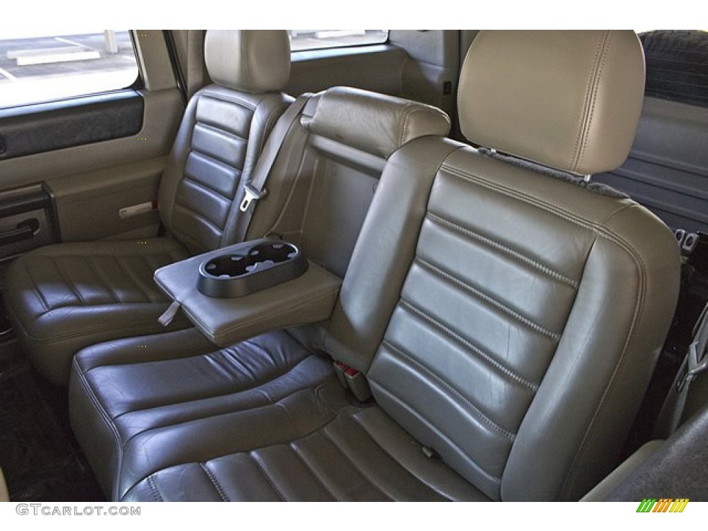 2004 H2 SUV - Sage Green Metallic / Wheat photo #29