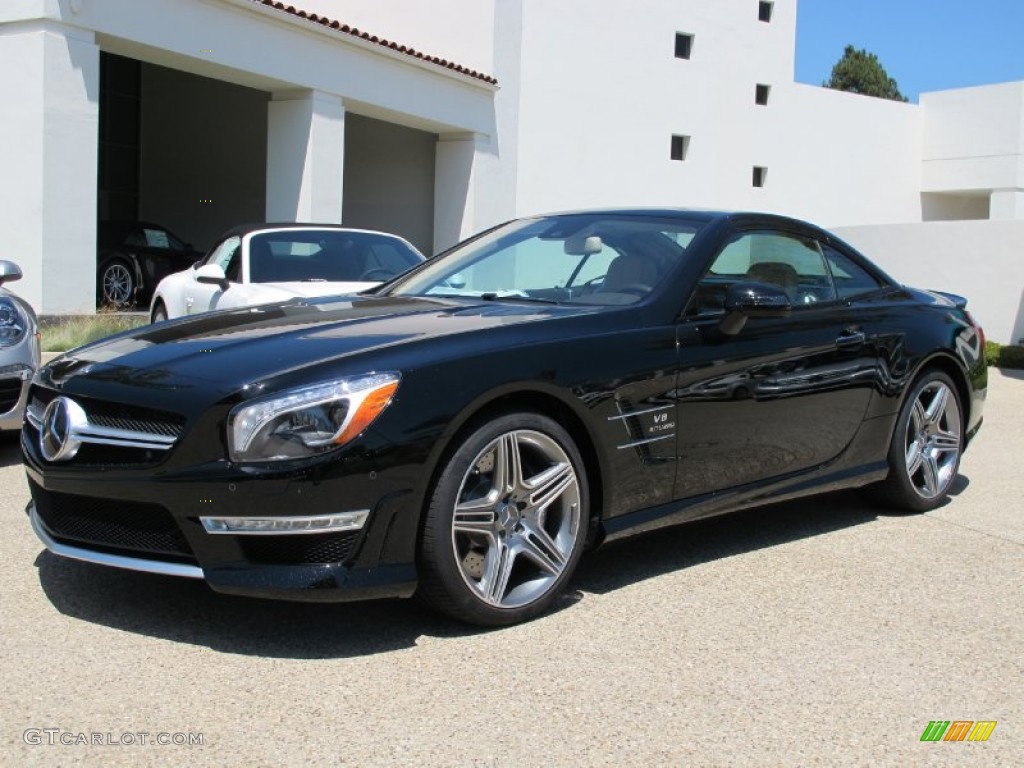 Black 2013 Mercedes-Benz SL 63 AMG Roadster Exterior Photo #68728711