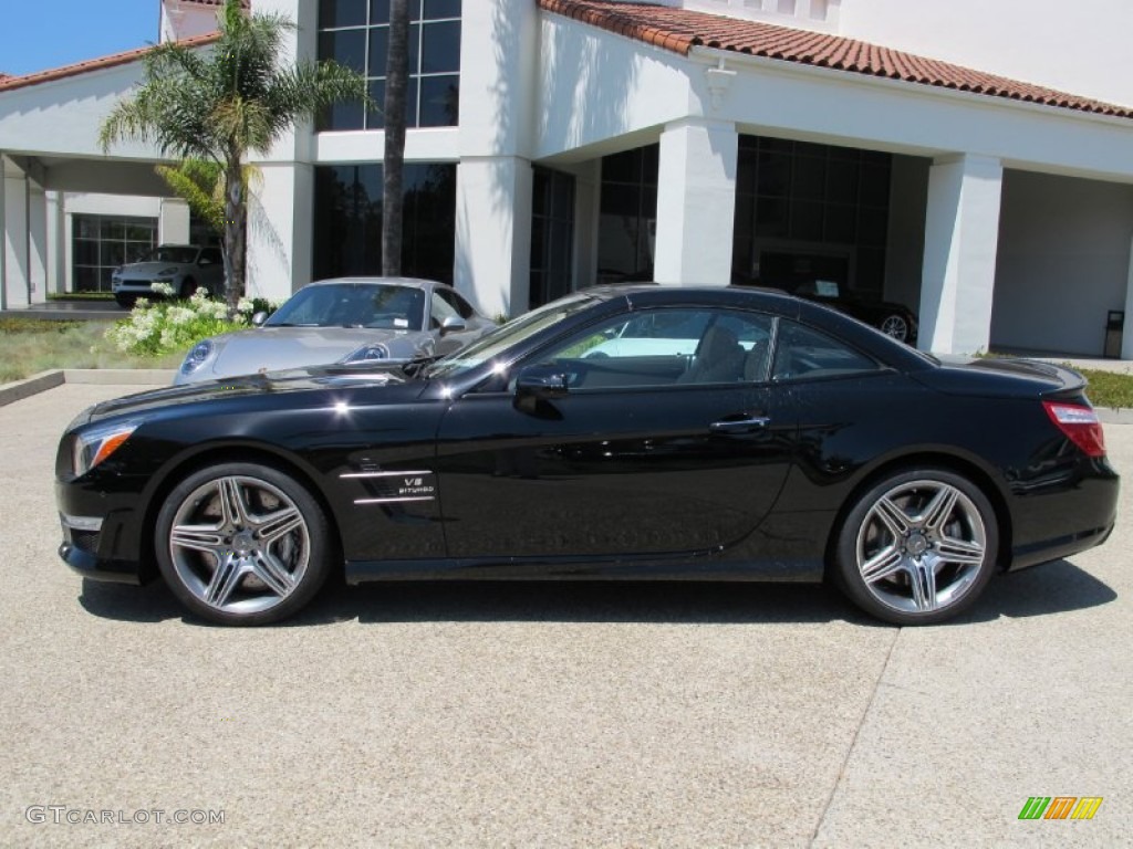 Black 2013 Mercedes-Benz SL 63 AMG Roadster Exterior Photo #68728720