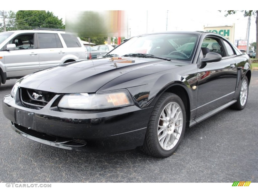 Black 2003 Ford Mustang V6 Coupe Exterior Photo #68728927