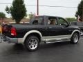 2009 Brilliant Black Crystal Pearl Dodge Ram 1500 Laramie Crew Cab 4x4  photo #3