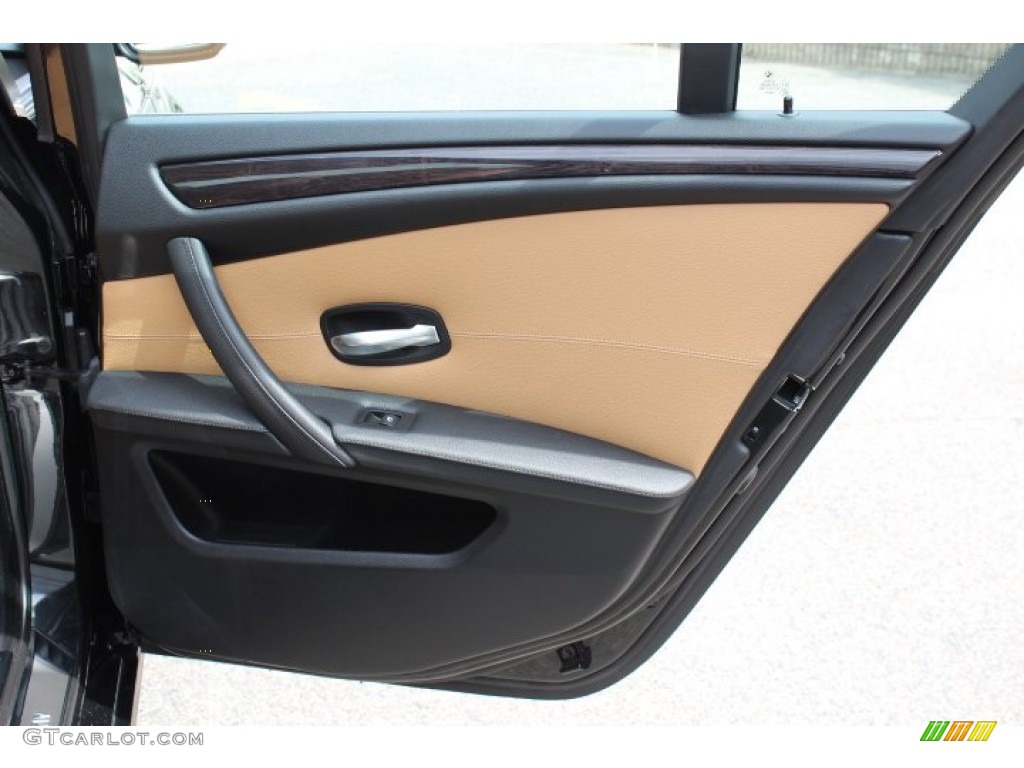 2010 5 Series 528i xDrive Sedan - Black Sapphire Metallic / Natural Brown photo #23