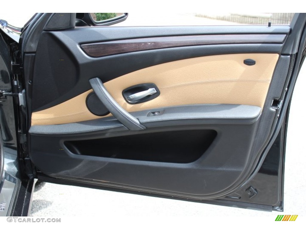 2010 5 Series 528i xDrive Sedan - Black Sapphire Metallic / Natural Brown photo #25