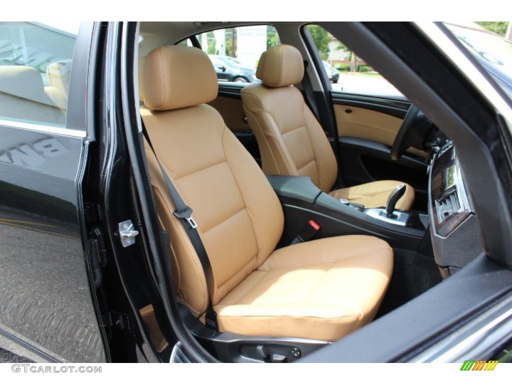 2010 5 Series 528i xDrive Sedan - Black Sapphire Metallic / Natural Brown photo #28