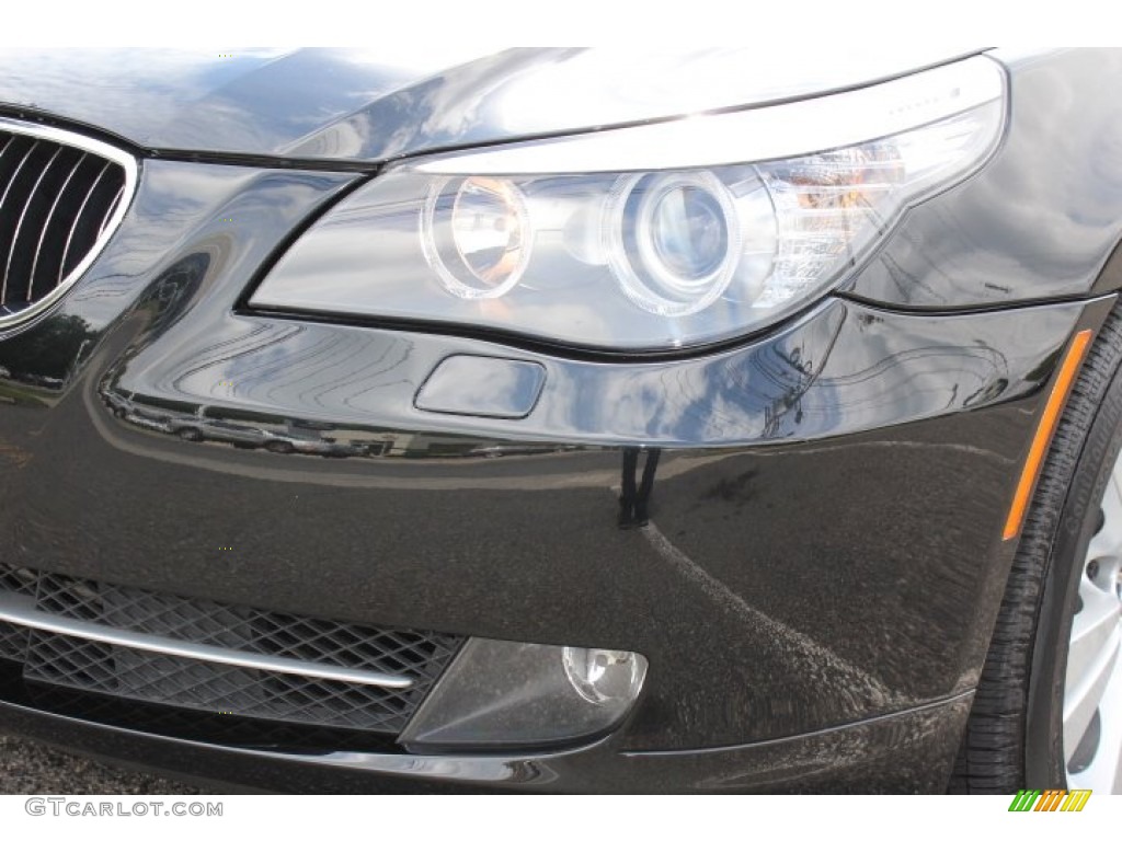 2010 5 Series 528i xDrive Sedan - Black Sapphire Metallic / Natural Brown photo #30