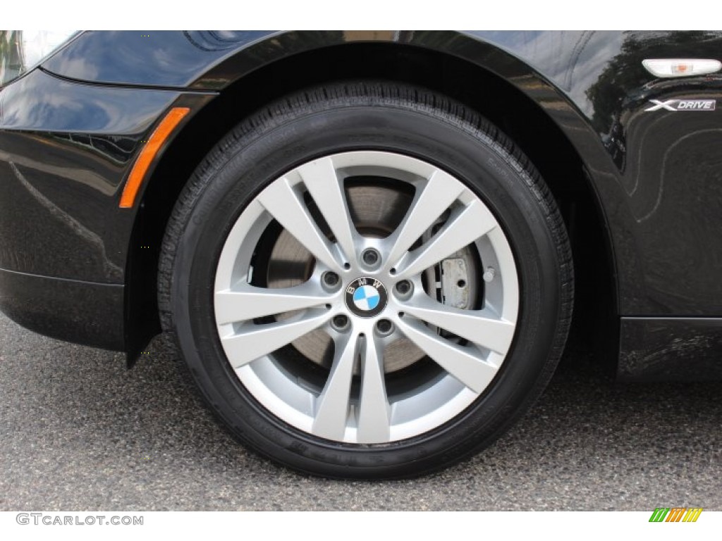 2010 5 Series 528i xDrive Sedan - Black Sapphire Metallic / Natural Brown photo #31