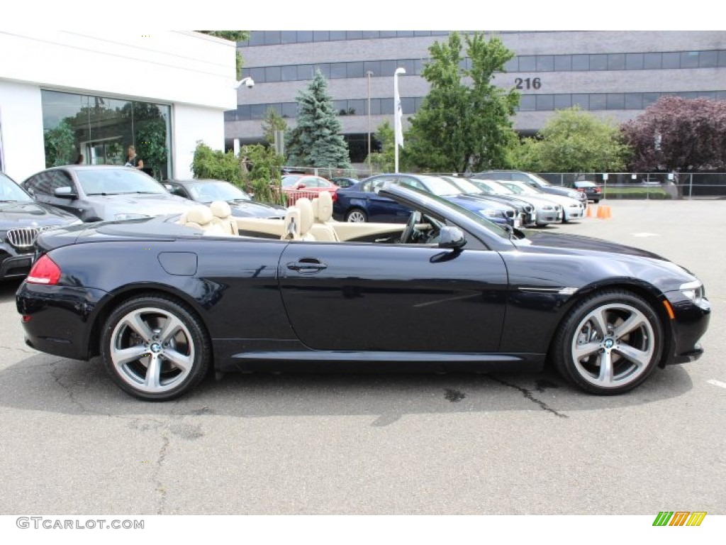 Carbon Black Metallic 2009 BMW 6 Series 650i Convertible Exterior Photo #68731213