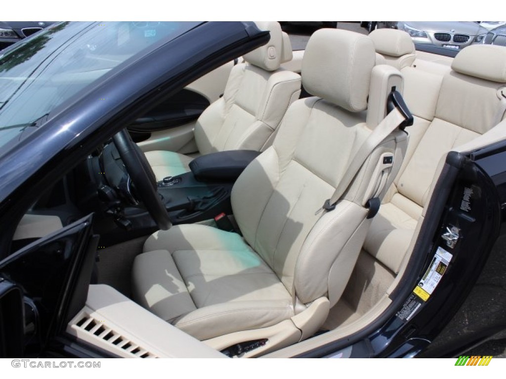 Cream Beige Dakota Leather Interior 2009 BMW 6 Series 650i Convertible Photo #68731279
