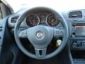 Titan Black Steering Wheel Photo for 2013 Volkswagen Golf #68731663