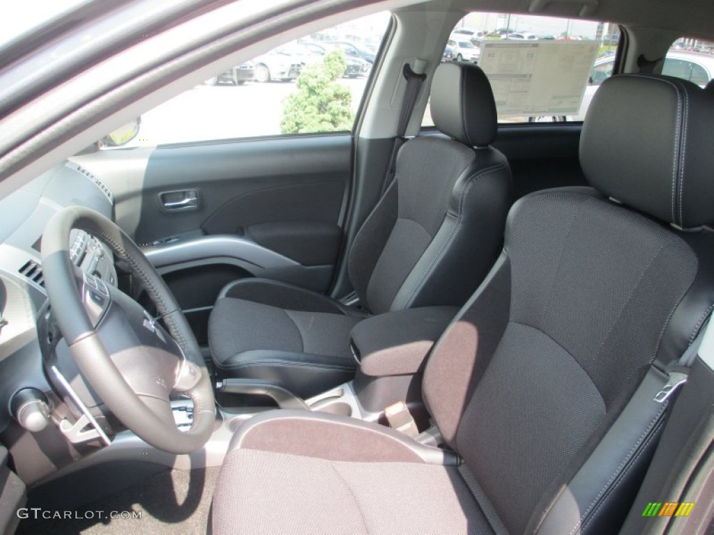 2012 Outlander SE - Graphite Gray Metallic / Black photo #9