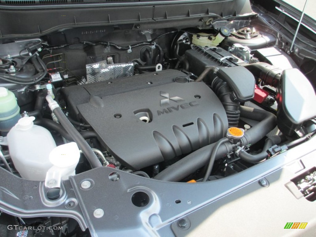 2012 Outlander SE - Graphite Gray Metallic / Black photo #29