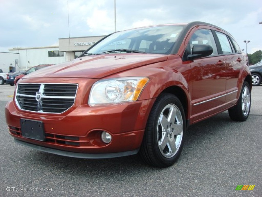 Sunburst Orange Pearl Dodge Caliber