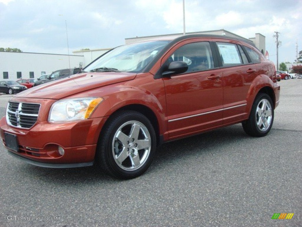 Sunburst Orange Pearl 2009 Dodge Caliber R/T Exterior Photo #68732002