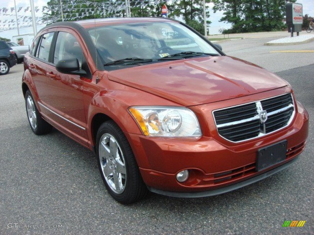 Sunburst Orange Pearl 2009 Dodge Caliber R/T Exterior Photo #68732038