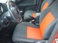 Dark Slate Gray/Orange Front Seat Photo for 2009 Dodge Caliber #68732056