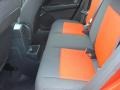 Dark Slate Gray/Orange Rear Seat Photo for 2009 Dodge Caliber #68732062