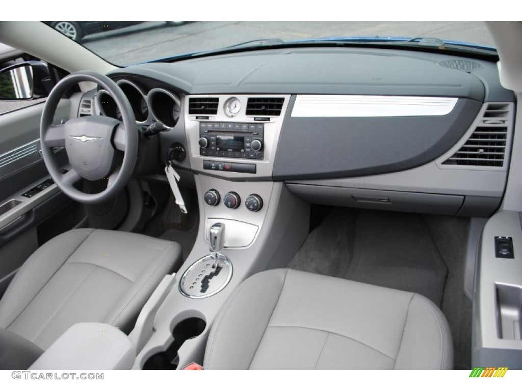 2008 Chrysler Sebring Touring Convertible Dark Slate Gray/Light Slate Gray Dashboard Photo #68732846