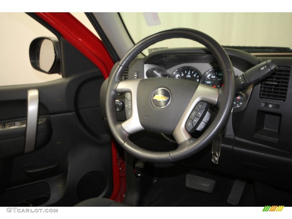 2010 Silverado 1500 LT Extended Cab - Victory Red / Ebony photo #29