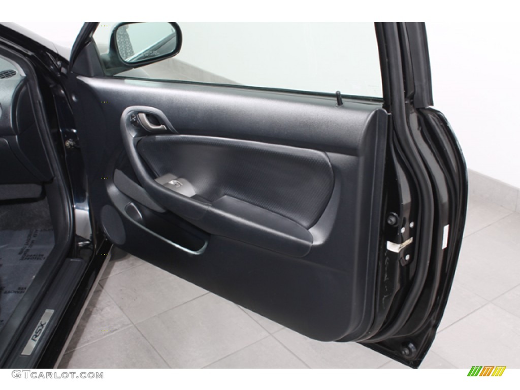 2006 Acura RSX Sports Coupe Ebony Door Panel Photo #68733352