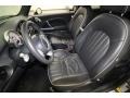 Carbon Black Lounge Leather 2006 Mini Cooper S Hardtop Interior Color