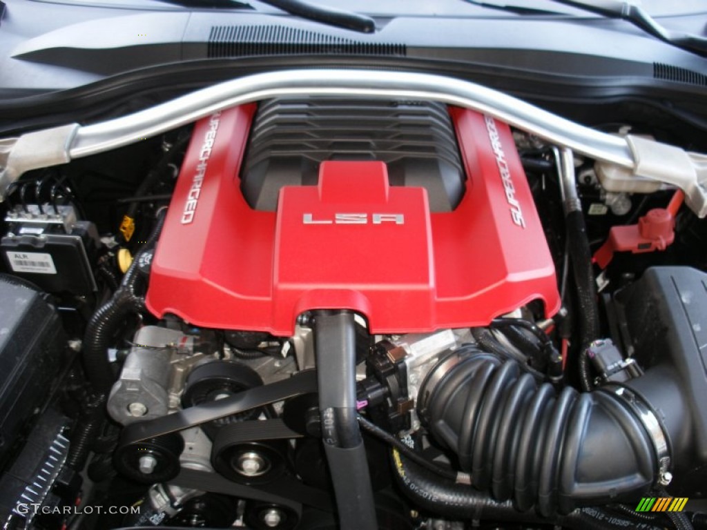 2013 Chevrolet Camaro ZL1 6.2 Liter Eaton Supercharged OHV 16-Valve LSA V8 Engine Photo #68735161